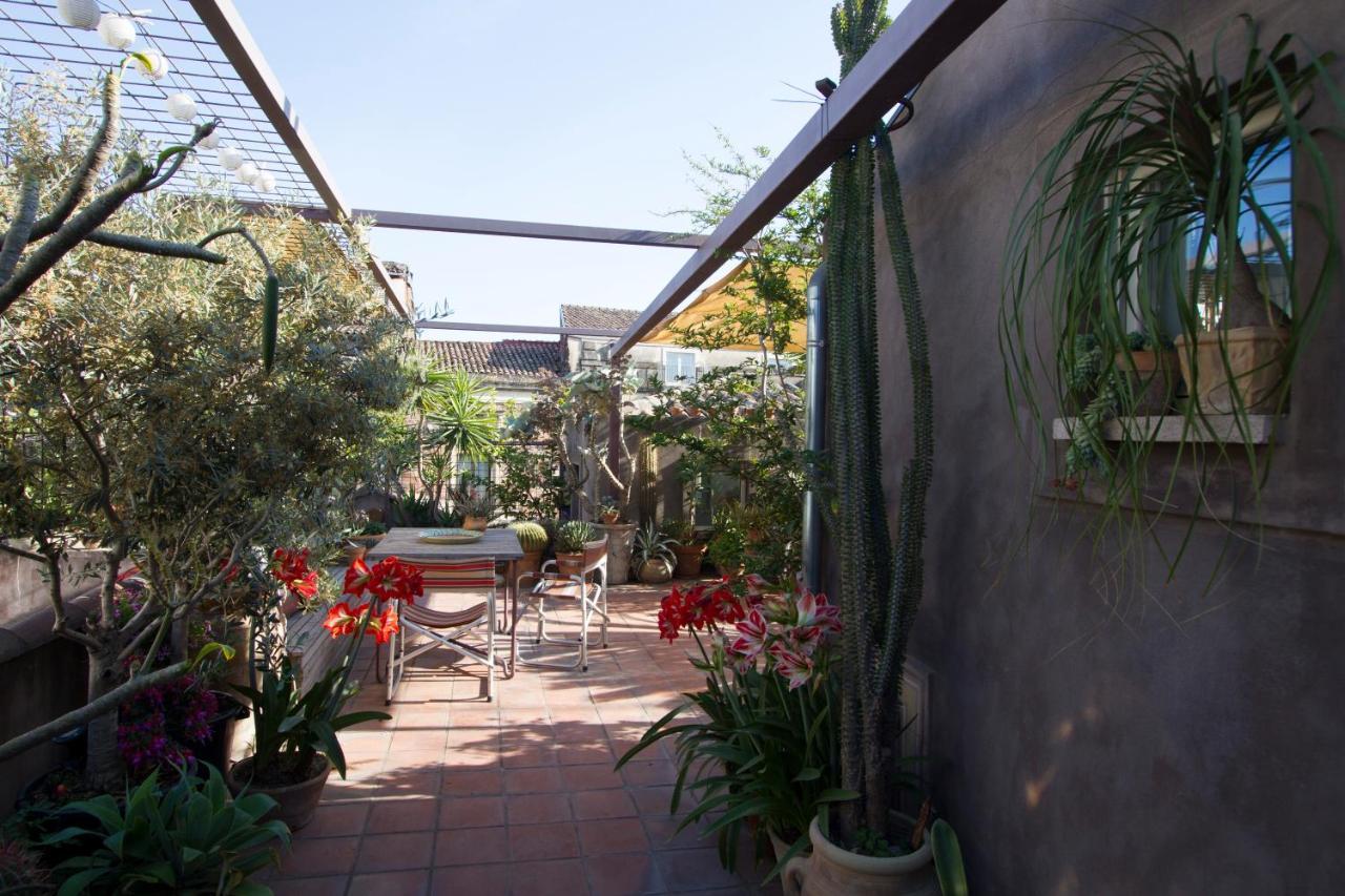 Tre Vie Apartment Con Terrazzo Giardino Pensile 卡塔尼亚 外观 照片